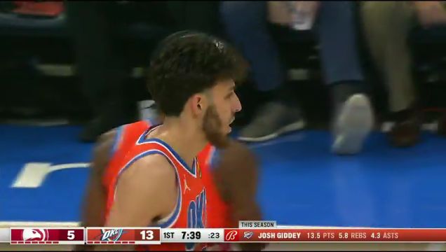 【2023年11月07日】NBA常規(guī)賽:老鷹vs雷霆第1節(jié)中文解說回放