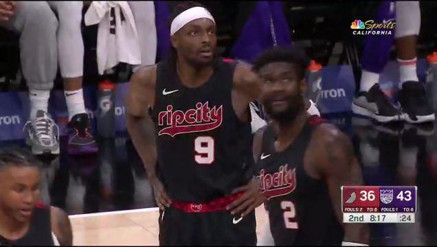 【2023年11月09日】NBA常規(guī)賽:開拓者vs國王第2節(jié)中文解說回放