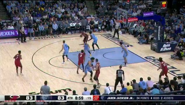 【2023年11月09日】NBA常規(guī)賽:熱火vs灰熊第4節(jié)中文解說回放
