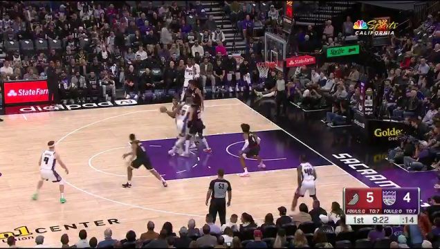 【2023年11月09日】NBA常規(guī)賽:開拓者vs國王第1節(jié)英文原聲回放