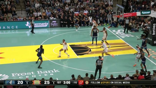 【2023年11月11日 森林狼vs馬刺集錦】籃球也有“電梯球”么？唐斯內線接球面對空籃 直上直下脫手喜提五大囧