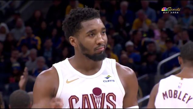 【2023年11月12日】NBA常規(guī)賽：騎士vs勇士第3節(jié)英文原聲錄像回放