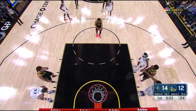 【2023年11月13日】NBA常規(guī)賽：森林狼vs勇士第1節(jié)中文解說錄像回放