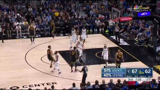 【2023年11月13日】NBA常規(guī)賽：森林狼vs勇士第3節(jié)中文解說錄像回放