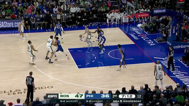 【2023年11月16日 凯尔特人vs76人集锦】两队0号攻筐互吃大帽 马克西抱怨裁判无奈吃T