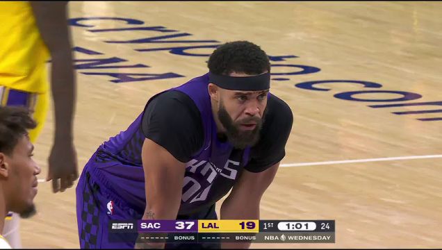 【2023年11月16日】NBA常規(guī)賽：國(guó)王vs湖人第1節(jié)中文解說(shuō)錄像回放