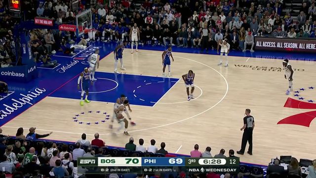 【2023年11月16日 凯尔特人vs76人集锦】已成招牌技！塔图姆翻身后仰丝滑流畅美如画