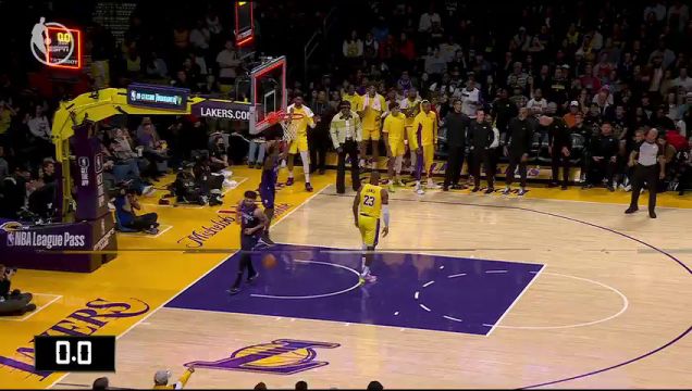 【2023年11月16日】NBA常規(guī)賽：國(guó)王vs湖人第2節(jié)中文解說(shuō)錄像回放