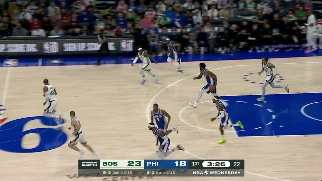 【2023年11月16日 凯尔特人vs76人集锦】还得是朱哥！霍乐迪数次防守策动反击建立两位数领先优势