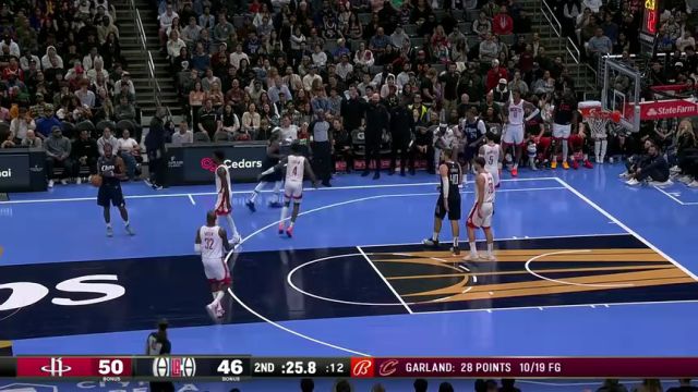 【2023年11月18日】NBA季中錦標(biāo)賽：火箭vs快船第2節(jié)英文原聲錄像回放