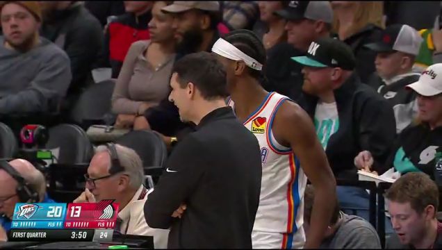 【2023年11月20日】NBA常規(guī)賽:雷霆vs開拓者第1節(jié)中文解說錄像回放