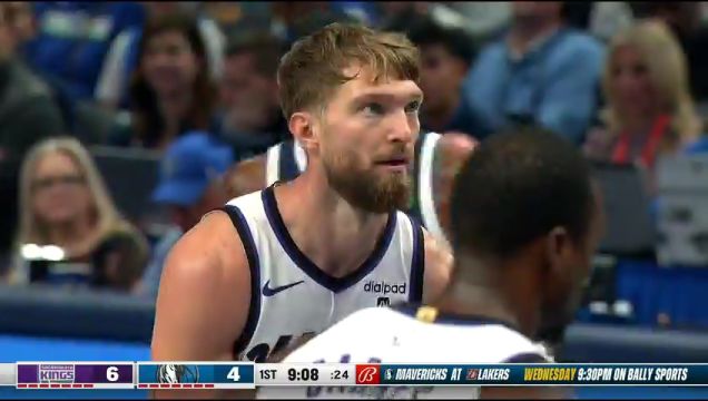 【2023年11月20日】NBA常規(guī)賽：國王vs獨行俠第1節(jié)英文原聲錄像回放