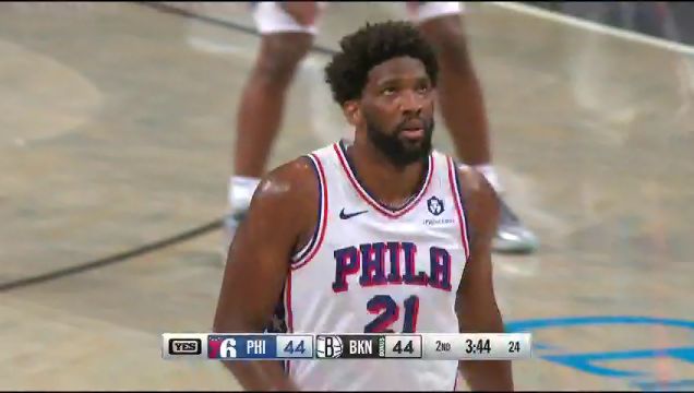 【2023年11月20日】NBA常規(guī)賽：76人vs籃網(wǎng)第2節(jié)英文原聲錄像回放