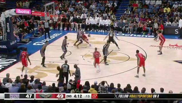 【2023年11月21日】NBA常規(guī)賽：國王vs鵜鶘第2節(jié)英文原聲錄像回放
