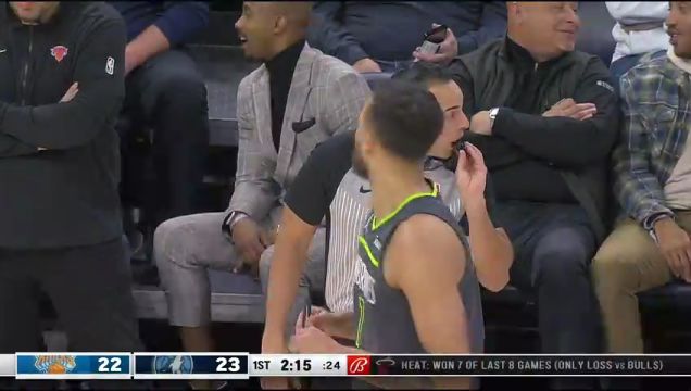 【2023年11月21日】NBA常規(guī)賽：尼克斯vs森林狼第1節(jié)中文解說(shuō)錄像回放