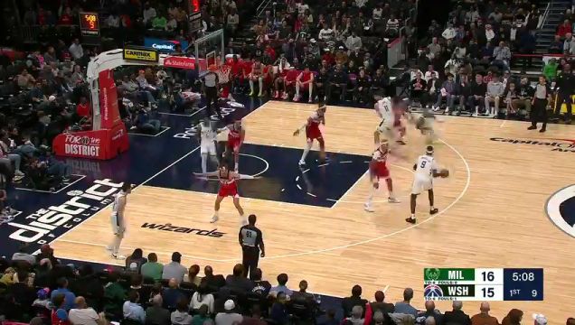 【2023年11月21日】NBA常規(guī)賽:雄鹿vs奇才第1節(jié)英文原聲錄像回放