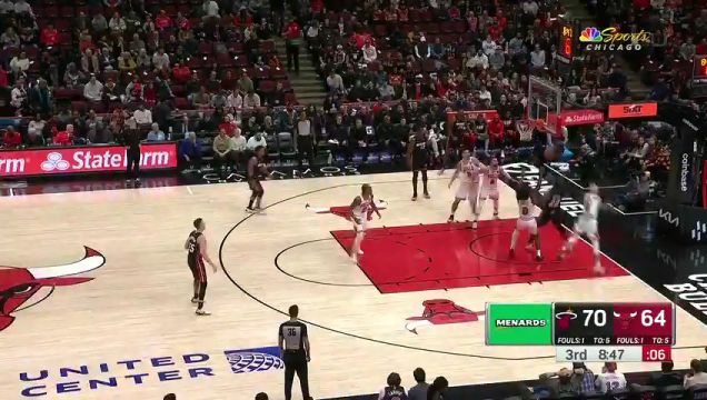 【2023年11月21日】 NBA常規(guī)賽:熱火vs公牛第3節(jié)中文解說錄像回放