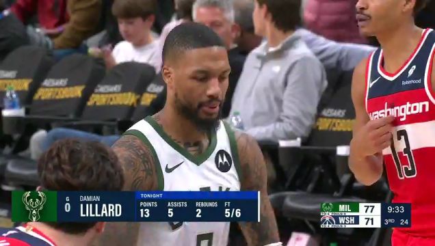 【2023年11月21日】NBA常規(guī)賽:雄鹿vs奇才第3節(jié)英文原聲錄像回放