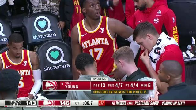 【2023年11月23日】NBA常規(guī)賽:籃網(wǎng)vs老鷹加時賽中文解說錄像回放