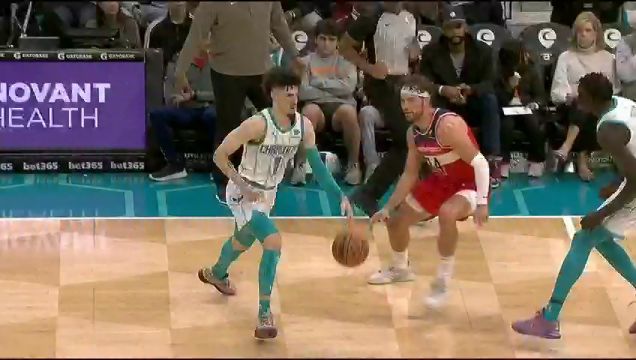 【2023年11月23日】NBA常規(guī)賽:奇才vs黃蜂第1節(jié)英文原聲錄像回放