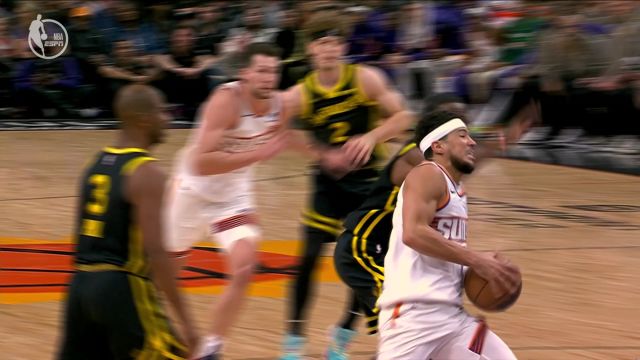 【2023年11月23日】NBA常规赛:勇士vs太阳第1节英文原声录像回放