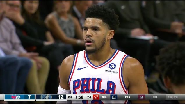 【2023年11月23日】NBA常規(guī)賽：76人vs森林狼第1節(jié)英文原聲錄像回放