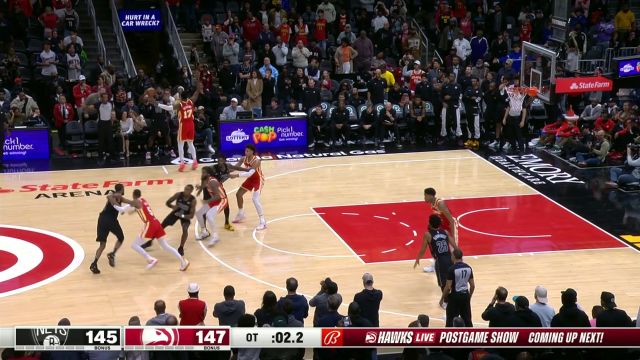【2023年11月23日 篮网vs老鹰集锦】NBA 常规赛:篮网vs老鹰 老鹰加时赛击败篮网总得分轰出147分