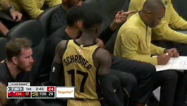 【2023年11月25日】NBA季中錦標賽小組賽：公牛vs猛龍第1節(jié)英文原聲錄像回放