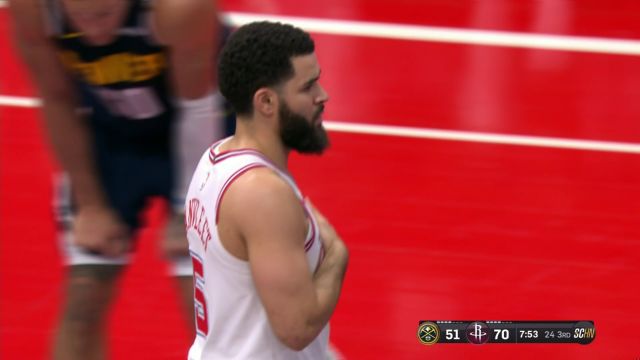 【2023年11月25日 掘金vs火箭集錦】不是高難我不進(jìn)！波普突破遭對(duì)手犯規(guī) 空中出手打成2+1