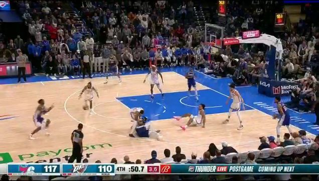 【2023年11月26日】NBA常規(guī)賽:76人vs雷霆第4節(jié)英文原聲錄像回放