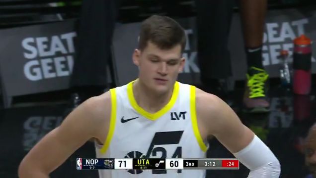 【2023年11月26日】鵜鶘vs爵士第3節(jié)英文原聲錄像回放