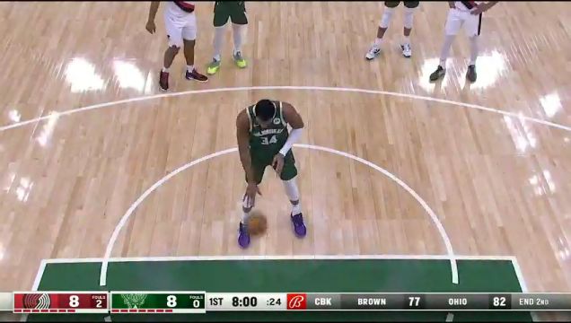 【2023年11月27日】NBA常規(guī)賽：開拓者vs雄鹿第1節(jié)中文解說錄像回放