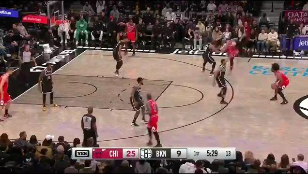 【2023年11月27日】NBA常规赛:公牛vs篮网第1节中文解说录像回放
