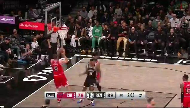 【2023年11月27日】NBA常规赛:公牛vs篮网第3节中文解说录像回放