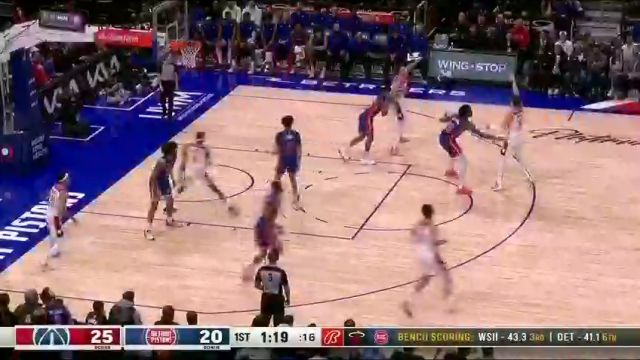 【2023年11月28日】NBA常規(guī)賽:奇才vs活塞第1節(jié)中文解說錄像回放
