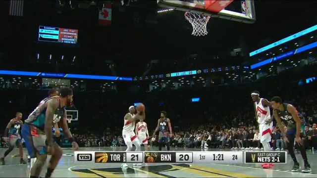 【2023年11月29日】NBA季中錦標賽小組賽：猛龍vs籃網(wǎng)第1節(jié)英文原聲錄像回放