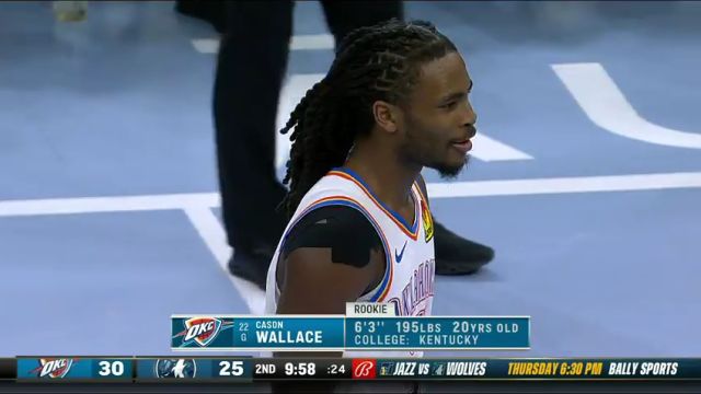 【2023年11月29日】NBA季中錦標(biāo)賽:雷霆vs森林狼第2節(jié)英文原聲錄像回放