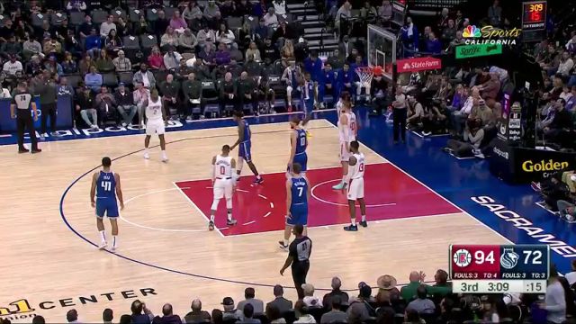【2023年11月30日】NBA常規(guī)賽：快船vs國王第3節(jié)中文解說錄像回放