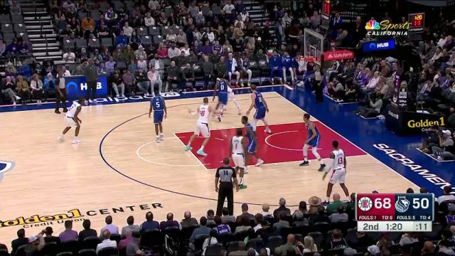 【2023年11月30日】NBA常規(guī)賽：快船vs國王第2節(jié)中文解說錄像回放