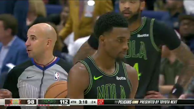 【2023年12月02日】NBA常规赛:马刺vs鹈鹕第4节英文原声录像回放