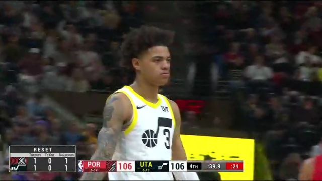 【2023年12月03日】NBA常規(guī)賽:開(kāi)拓者vs爵士第4節(jié)中文解說(shuō)錄像回放
