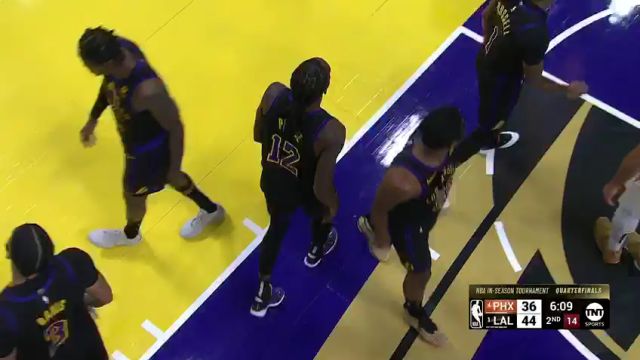 【2023年12月06日 太陽(yáng)vs湖人集錦】NBA季中錦標(biāo)賽：太陽(yáng)vs湖人第2節(jié)英文原聲回放
