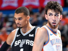 NBA新秀榜最新：霍姆格倫繼續(xù)蟬聯(lián)第一 文班第二 米勒升至第三