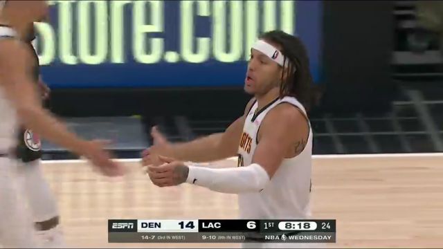 【2023年12月07日】NBA常規(guī)賽：掘金vs快船第1節(jié)中文解說錄像回放