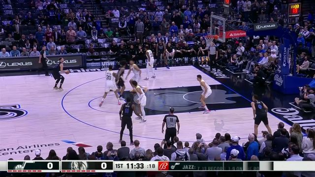 【2023年12月07日 爵士vs独行侠集锦】打铁还需自身硬 东契奇手感火热开场两记大号三双精准制导