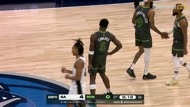 【2023年12月07日】2023/24赛季NBA常规赛:马刺 VS 森林狼 全场录像回放