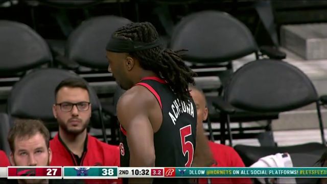 【2023年12月09日】NBA常規(guī)賽:猛龍vs黃蜂第2節(jié)英文原聲錄像回放