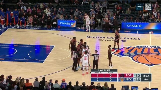 【2023年12月12日】NBA常規(guī)賽:猛龍vs尼克斯第4節(jié)英文原聲錄像回放