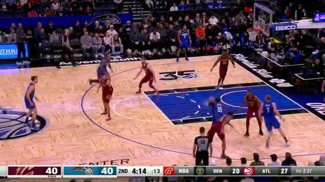 【2023年12月12日】NBA常規(guī)賽:騎士vs魔術(shù)第2節(jié)英文原聲錄像回放