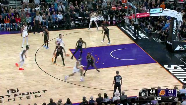 【2023年12月14日】NBA常規(guī)賽：籃網vs太陽第2節(jié)中文解說錄像回放
